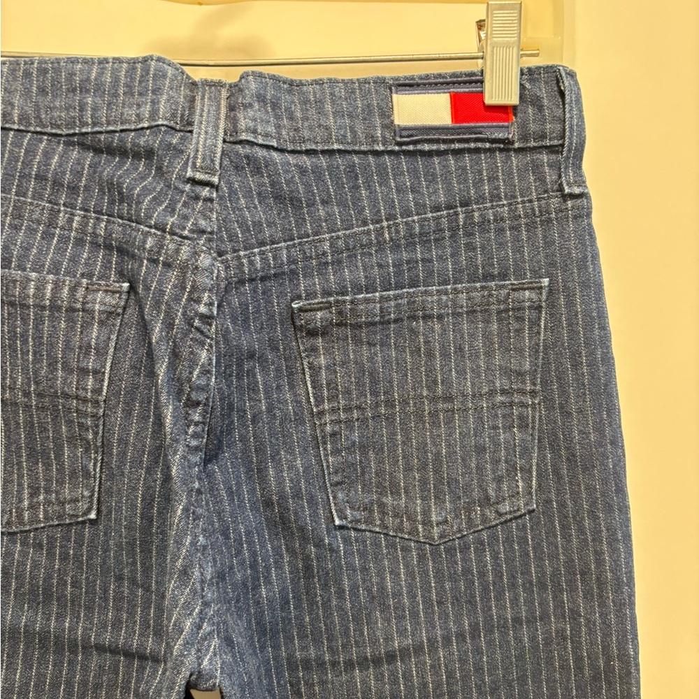 Tommy Hilfiger Blue Pinstripe Jeans- Vintage